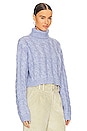 view 2 of 4 The Harper Knit Sweater in Tide Blue