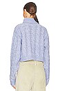 view 3 of 4 The Harper Knit Sweater in Tide Blue