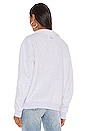 view 3 of 4 x Rozalia Collared Sweatshirt in Light Grey Marble