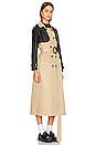 view 3 of 5 Haze Trench Coat in Sand & Black