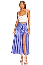 view 4 of 4 The Flynn Skirt in Vista Blue