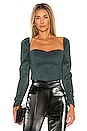 view 1 of 4 Squeeze Me Top in Emerald