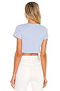 view 3 of 4 X Rozalia Cropped Tee in Baby Blue