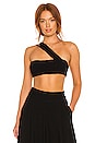 view 1 of 4 Sea Breeze Crop Top in Black