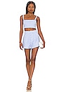 view 4 of 5 The Maxie Crop in Blue Daisy