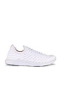 view 1 of 6 Techloom Wave Sneaker in White & Cream