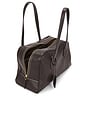 view 5 of 5 Noale Shoulder Bag in Walnut & Contrast Stitch