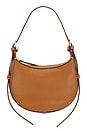 view 2 of 5 Silea Bag in Brandy & Contrast Stitch
