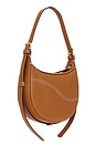 view 3 of 5 Silea Bag in Brandy & Contrast Stitch