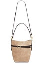 view 1 of 5 Cremella Bucket Bag in Avena & Walnut