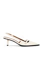 view 1 of 5 Mira Linen Nappa Heels in Linen