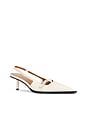 view 2 of 5 Mira Linen Nappa Heels in Linen