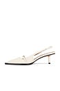 view 5 of 5 Mira Linen Nappa Heels in Linen