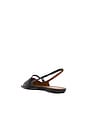 view 3 of 5 Cortina Black Nappa Flats in Black