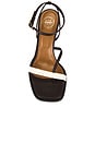 view 4 of 5 Belfiore Heels in Walnut & Ecru