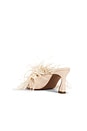 view 3 of 5 SANDALES ZIANO in Cipria Grained Calf & Feathers