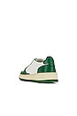 view 3 of 6 Medalist Low Sneaker in White & Green