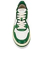 view 4 of 6 Medalist Low Sneaker in White & Green