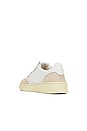 view 3 of 6 Medalist Low Leather Suede Sneaker in White