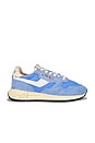 view 1 of 6 Reelwind Low Sneaker in White & Dark Blue