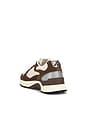 view 3 of 6 Hyperway Low Sneaker in Brown & Silver