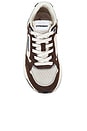 view 4 of 6 Hyperway Low Sneaker in Brown & Silver