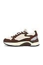 view 5 of 6 Hyperway Low Sneaker in Brown & Silver