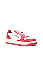 view 2 of 6 Medalist Sneaker in White & Red