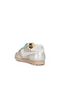 view 4 of 7 Windspin Low Sneaker in Silver & White