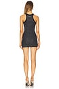 view 3 of 4 Sleeveless Crystal Midi Dress in Black