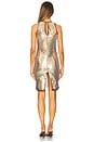 view 3 of 4 Sleeveless Mini Dress in Gold