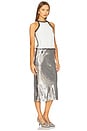 view 2 of 4 Midi Dress in White & Silver