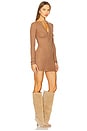 view 2 of 4 Long Sleeve Mini Dress in Camel