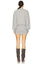 view 3 of 3 Long Sleeve Mini Dress in Melange Grey