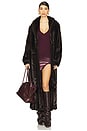 view 4 of 5 Long Sleeve Mini Dress in Bordeaux