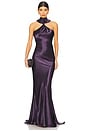 view 1 of 3 Long Dress in Purple