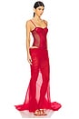 view 2 of 3 Long Dress in Red