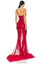 view 3 of 3 Long Dress in Red
