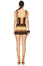 view 3 of 3 Mini Dress in Brown Shades