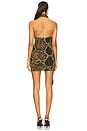 view 4 of 5 Python Sleeveless Mini Dress in Multicolor