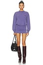 view 1 of 3 Sweatshirt Mini Dress in Purple