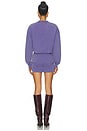 view 3 of 3 Sweatshirt Mini Dress in Purple