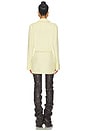 view 4 of 5 Asymmetrical Shirt Mini Dress in Pale Yellow