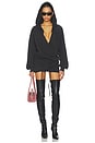 view 2 of 4 Hoodie Mini Dress in Faded Black