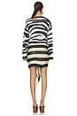 view 3 of 3 ROBE in White & Black