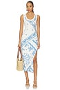 view 1 of 4 VESTIDO in Light Blue & White