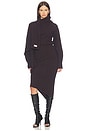 view 1 of 5 Scarf Midi Dress in Brown Shades