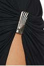 view 4 of 4 Drape Slit Mini Dress in Black