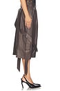 view 3 of 6 Baggy Leather Pant in Dark Brown