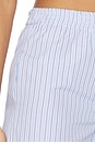 view 6 of 6 Striped Boxer Short in Light Blue & White